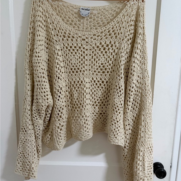Arula Crochet Knit Sweater - Picture 3 of 3
